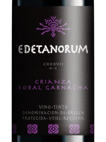 Puente Maritimo Edetanorum Crianza Bobal - Garnacha Utiel-Requena ...