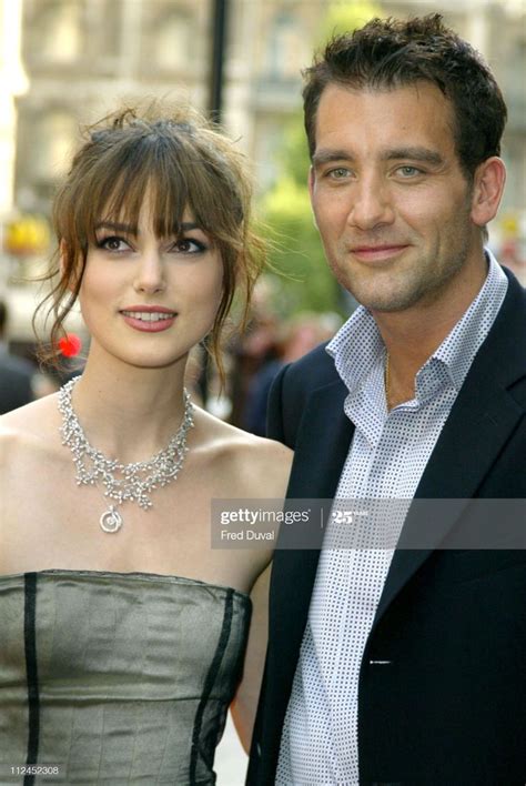 Keira Knightley and Clive Owen during "King Arthur" London Premiere ...