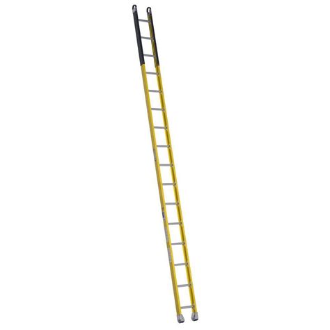 Werner Ft Fiberglass Manhole Extension Ladder With Lb Load