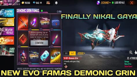 New Evo Famas Demonic Grin Max Level Gameplay Diamond Trick