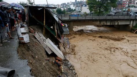 nepal floods death toll climbs    landslides due  heavy