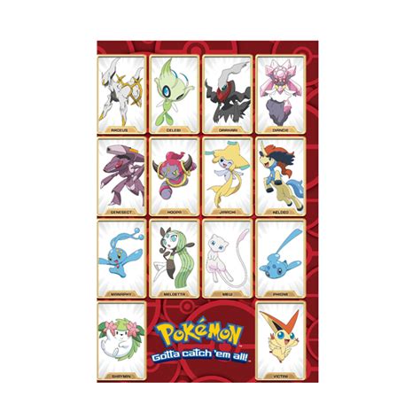 Trends International Pokemon Mythical Wall Poster