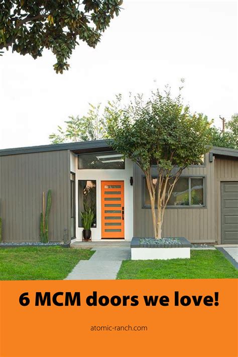 Take Your Curb Appeal Up A Notch With These Mid Century Modern Front