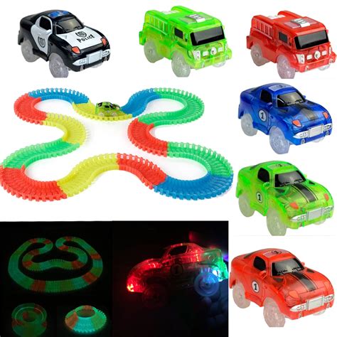 Big-Size-Magical-Glow-Racing-Track-Set-Track-Car-Flexible-Glowing ...
