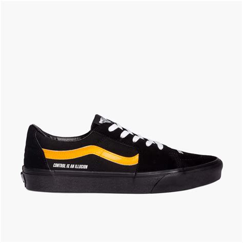 Vans Sk8 Low Control Is An Illusion Black Custom