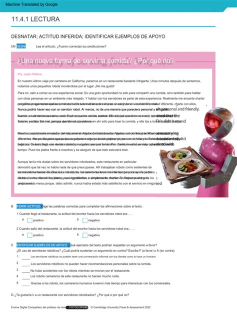 Evolve Digital Level 4 Worksheets 11.4.1.PDF (1) (1) | PDF | Restaurantes