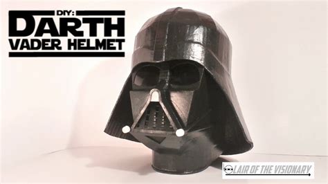 How To Make A Darth Vader Helmet Paper