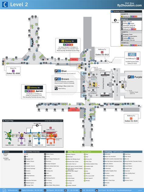 Iah Terminal Map United at Gail Hendershot blog
