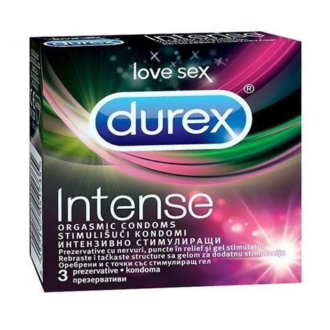 ДЮРЕКС ИНТЕНЗ презервативи 3бр., 10 бр., 16 бр. DUREX INTENSE condoms ...