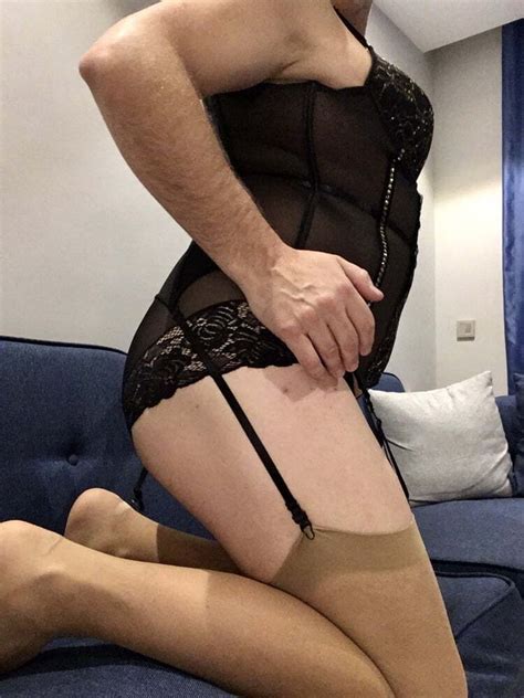 Basque And Nude Stockings Photo Ashemaletube