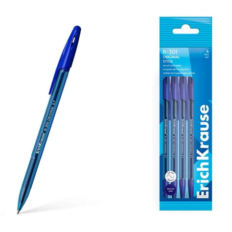 Купить Набор шариковых ручек Erich Krause "R-301" Stick Original, 1 мм ...