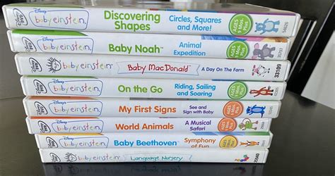 Baby Einstein Educational Dvd Lot Of 8 Ages 0 9 Months Ebay