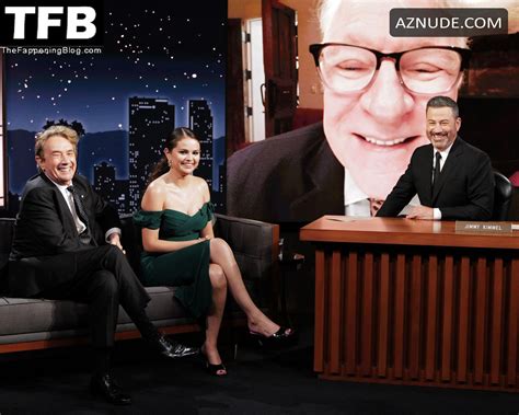 Selena Gomez Sexy Seen Flaunting Her Hot Cleavage Wearing A Green Dress Outside The Jimmy Kimmel