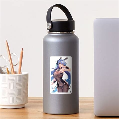 Sticker Lewd Bunny New Jersey Sexy Seins Cuisses Cul Fesses Azur Lane Al Hot Hentai Anime