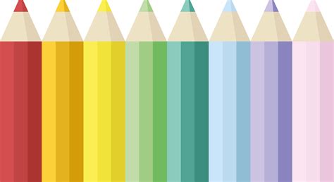 Color Pencils Graphic Illustration Icon 45018751 Png