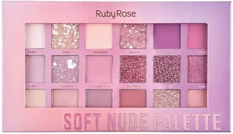 Paleta De Sombra Soft Nude Ruby Rose Hb 1045 Amazon Br