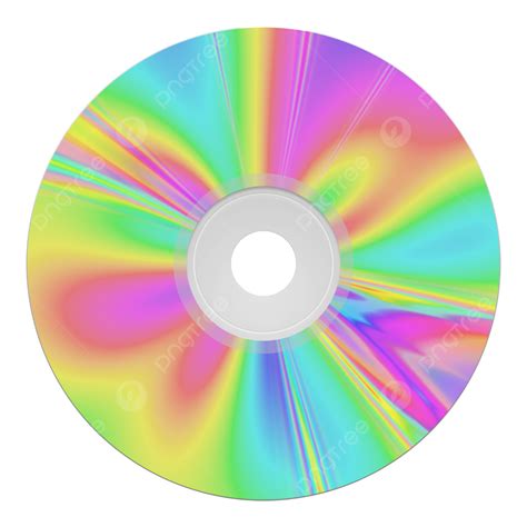 A Colorful Cd Rom Music Data Storage Colorful Movie Video