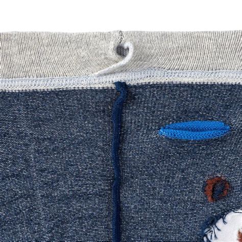 HOT BISCUITS ミキハウス 顔ドン のびのび ベビースパッツ 紺 グレー アイボリー インディゴブルー 黒 S cm M cm L cm ホット