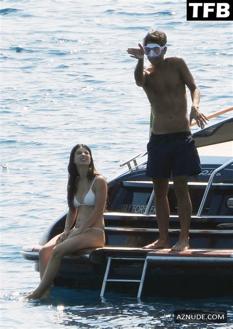 Sthefany Brito Sexy Seen Flaunting Her Hot Bikini Body At The Beach In Portofino Aznude