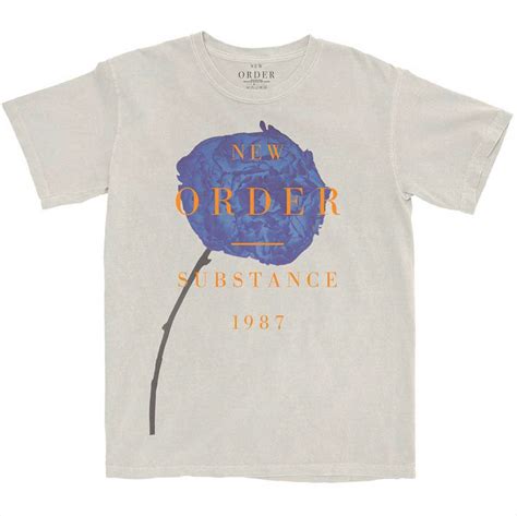 New Order Unisex T Shirt Spring Substance Top Rock Band Etsy