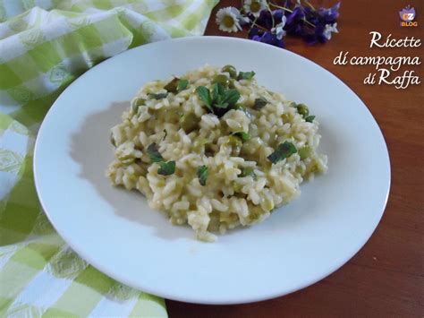 Risotto Con Piselli Alla Menta E Zenzero Ricette Di Campagna