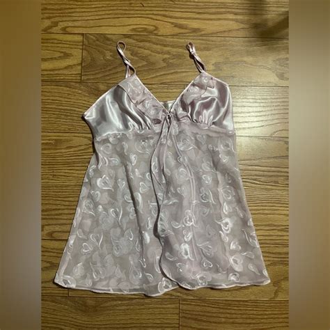 Secret Treasures Intimates Sleepwear Vintage Secret Treasures Babydoll Lingerie Top Large