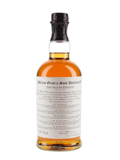 William Grant And Sons Values Edition Lot 143328 Buysell Speyside