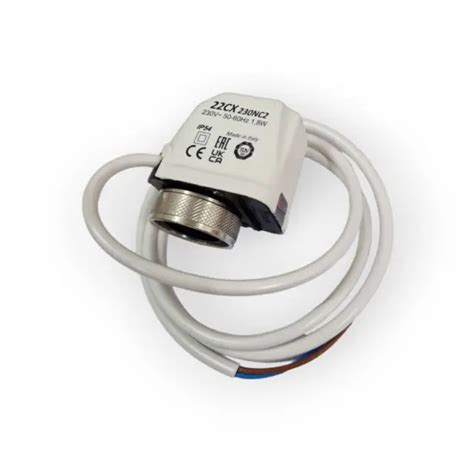 WATTS COMPACT ELECTROTHERMAL Actuator 22Cx230Nc2 230V 2 Wire 1 Meter ...