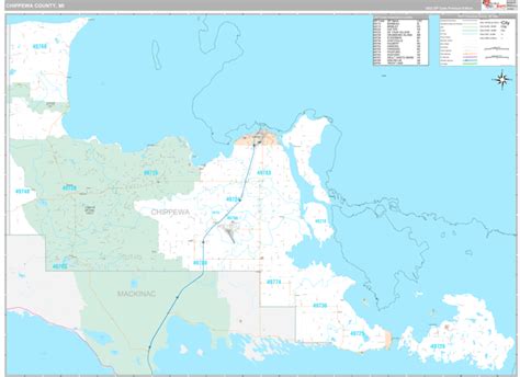 Chippewa County Mi Maps