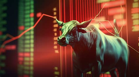 Stock bull market design concept background, AI Generated. 26843816