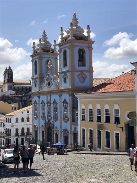 Igreja De Nossa Senhora Do Ros Rio Dos Pretos Pelourinho Dia E Noite