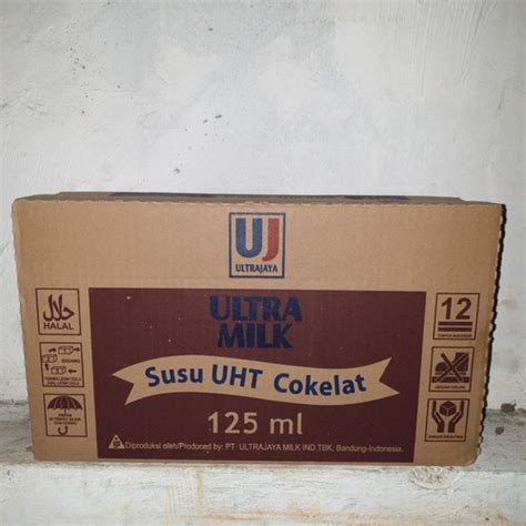 Jual Susu Ultra Uht 125ml 1 Dus Isi 40pcs Rasa Full Cream Coklat