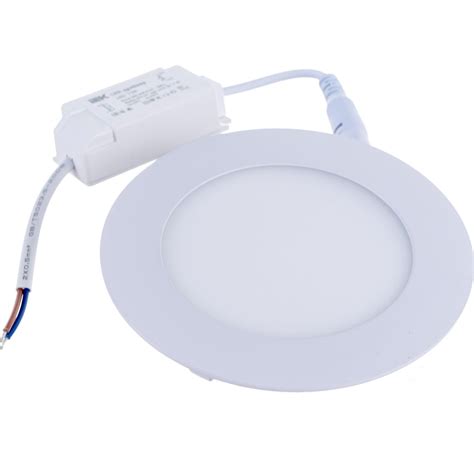 Светильник IEK, ДВО 1602 белый круг LED 7вт 4000К IP20 LDVO0-1602-1-7 ...