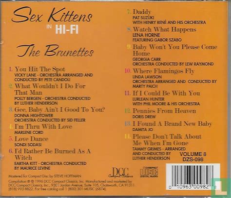 Sex Kittens In Hi Fi The Brunettes 14 Sassy Selections CD DZS 098 1996 Various Artists