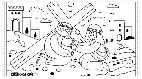 Confira Desenhos Jesus Para Colorir Focalizando