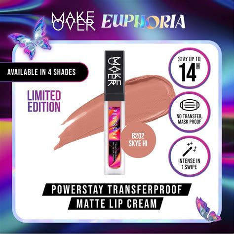 Jual Makeover Powerstay Transferproof Lipcream Matte Lip Cream Original Make Over Limited Nude