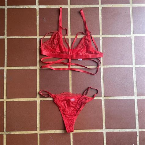 SHEIN Lingerie Set Never Worn Size S Depop