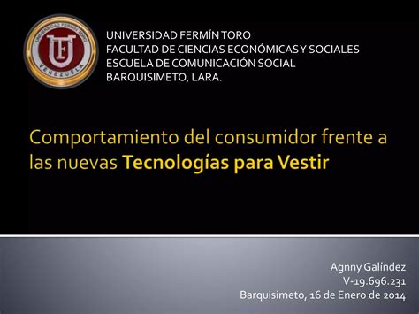 El consumidor ante las nuevas tecnologias para vestir | PPT | Descarga