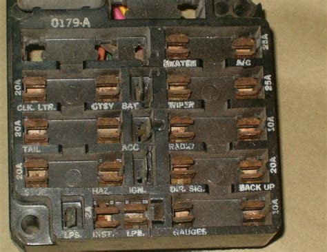 1969 Chevy Fuse Box Diagram