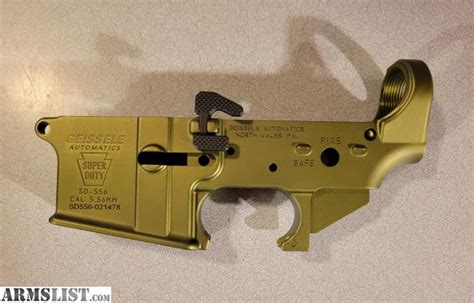 ARMSLIST For Sale Geissele Super Duty 40mm Green Lower Receiver With