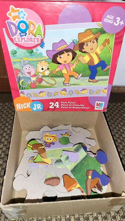 Vintage Nickelodeons Dora The Explorer 24 Piece Puzzle 46 Off