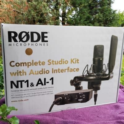 Rode Complete Studio Kit W AI 1 Interface NT1 Microphone Reverb