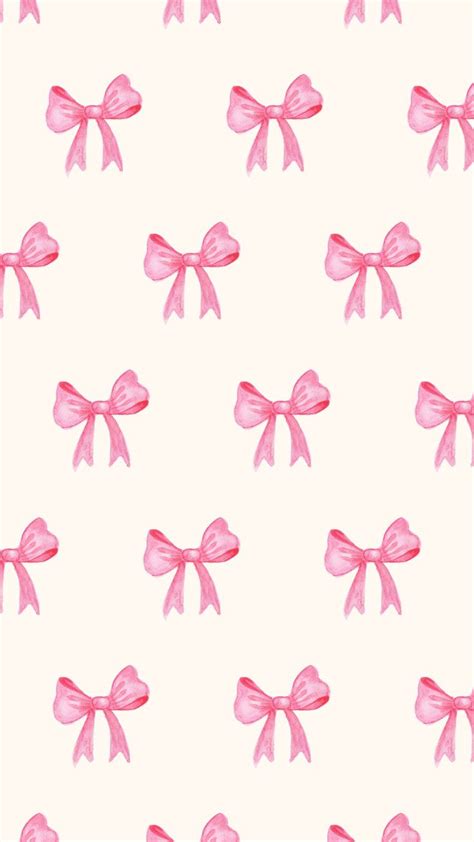 Coquette Bow Wallpaper En Girly Wallpaper Iphone Fondos De