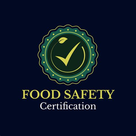 Free Food Safety Certification Logo Template Edit Online And Download