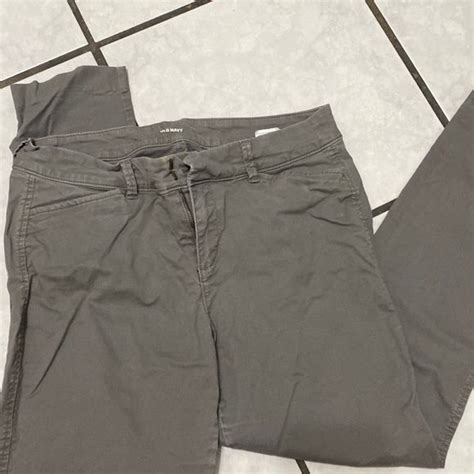 Old Navy Gray Chino Pants Grey Chino Pants Grey Chinos Chinos Pants Plus Fashion Fashion