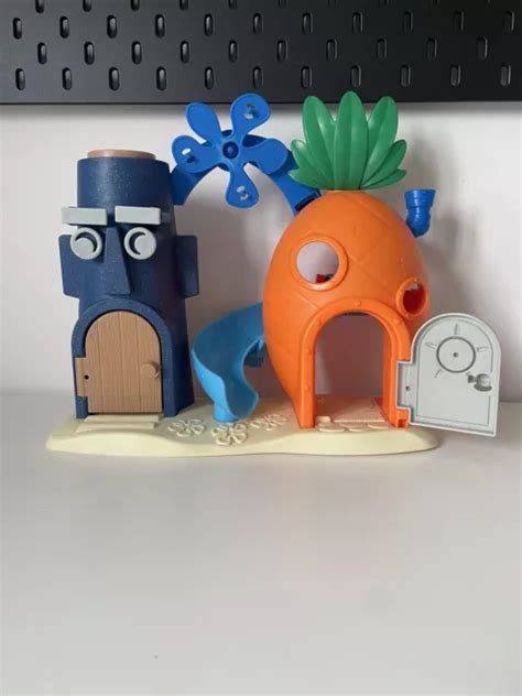 Spongebob Squarepants Bikini Bottom Playset Squidward House Picclick Uk