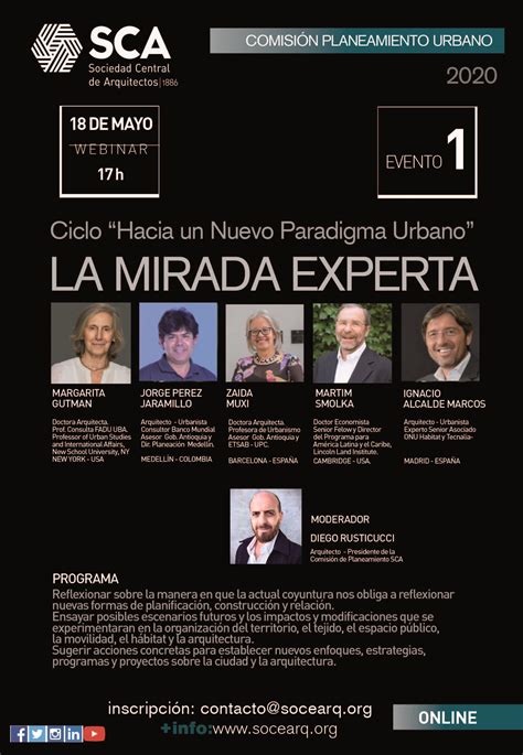 Conferencia “Hacia un nuevo paradigma urbano – La mirada experta