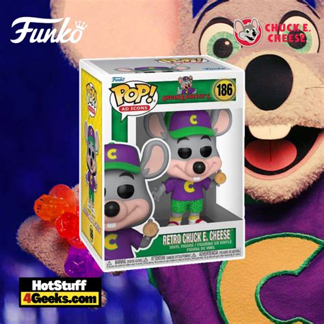 2023 New Pop Icons Retro Chuck E Cheese Funko Pop