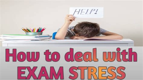 How To Deal With Exam Stress Say No To Exam Stress Exam Stress को