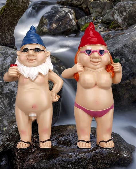 Amazon BBdis PCS Naked Gnomes Statues Inch Naughty Funny